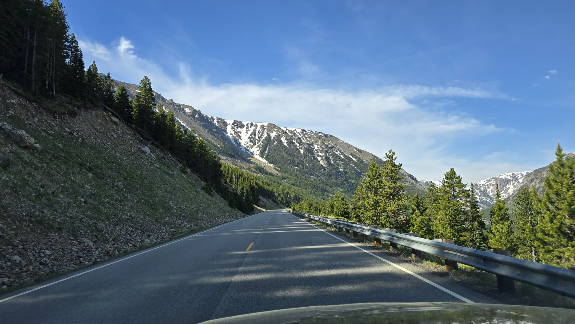 Über den Beartooth Pass in den Yellowstone - Michel auf Reisen